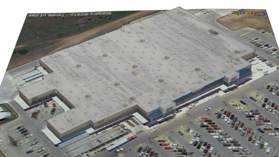 WalMart Supercenter, Pleasanton, TX 78064, USA 3D Warehouse