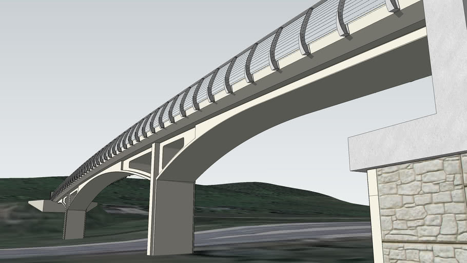 Trout Run Trail Bridge 3D Warehouse