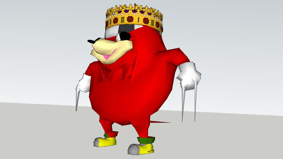 King Of Ugandan Knuckles 3d Warehouse