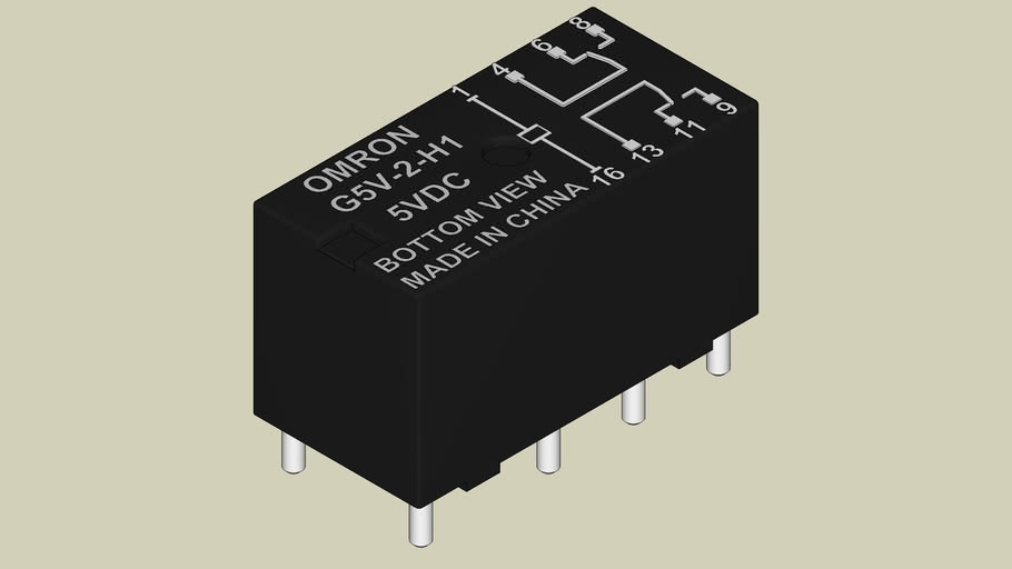 RELAY OMRON G5V2H1 5VDC 3D Warehouse