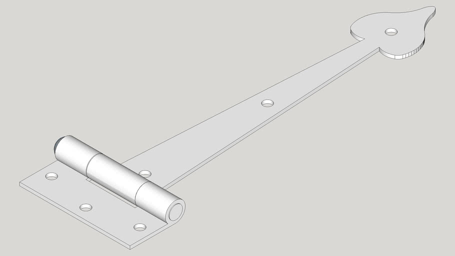 Strap Hinge 3D Warehouse