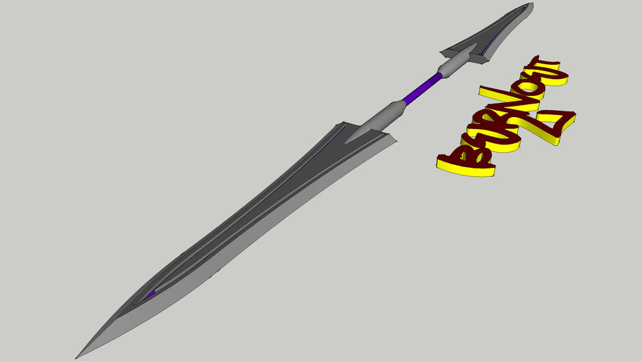 Double Bladed Sword 3d Warehouse
