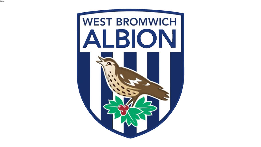 Logo Football West Bromwich Albion 3d Warehouse