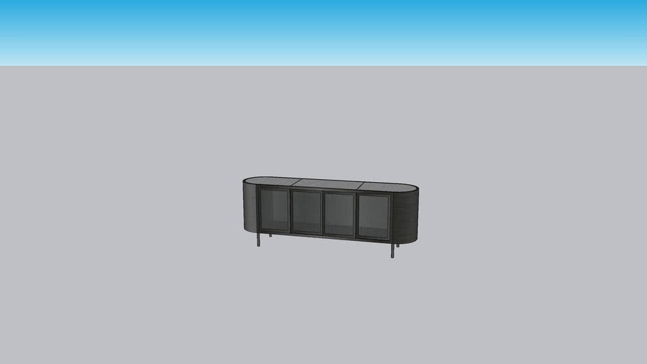 Four Hands Libby Media Console 3D Warehouse