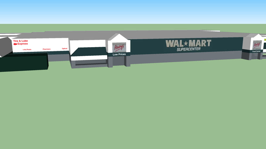 Walmart Supercenter on 2203 A Ave W Oskaloosa IA 3D Warehouse