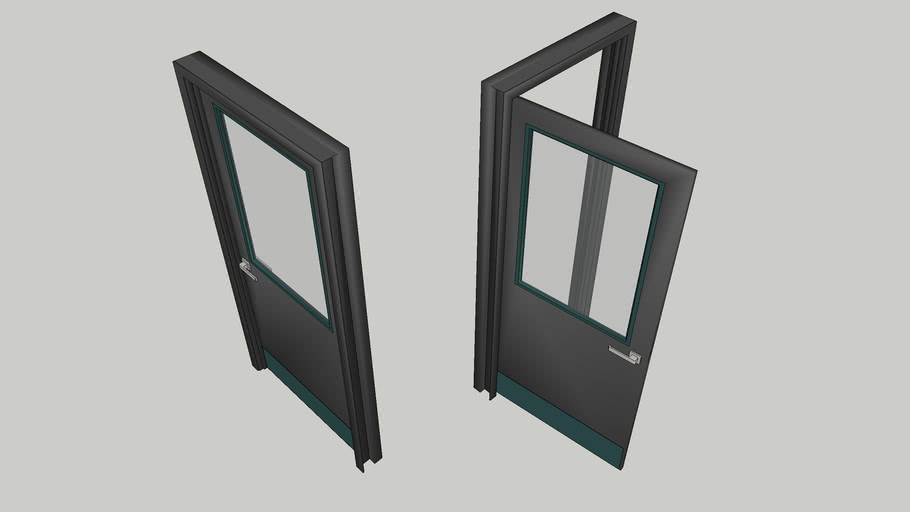 Lab door 3D Warehouse