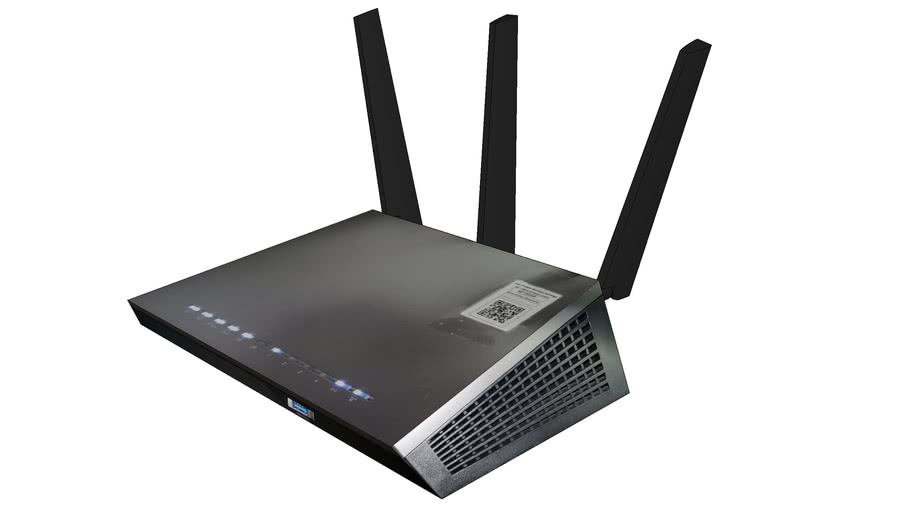 Wifi box Netgear84 3D Warehouse