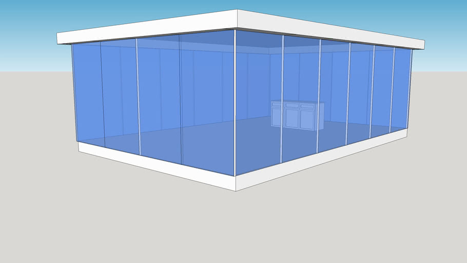 Glass House 3D Warehouse