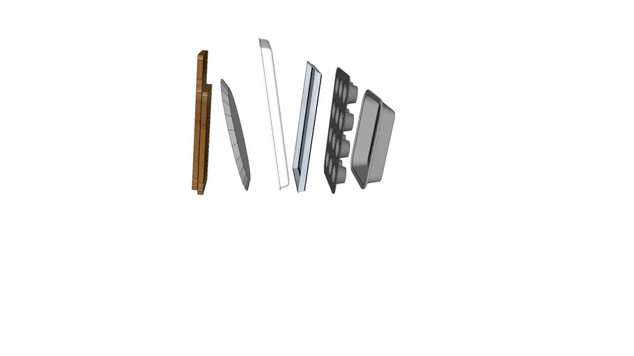 Plateau De Service Plaque De Cuisson Moule A Gateau Planche A Decouper 3d Warehouse