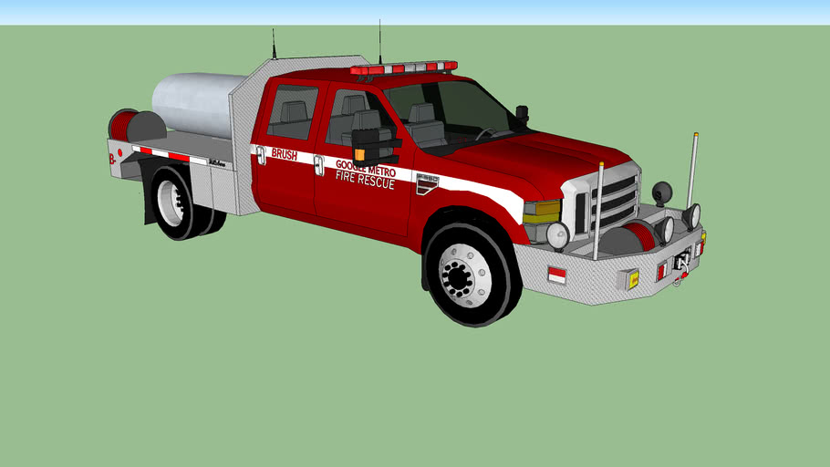 Google Metro Spare Brush Truck 3D Warehouse