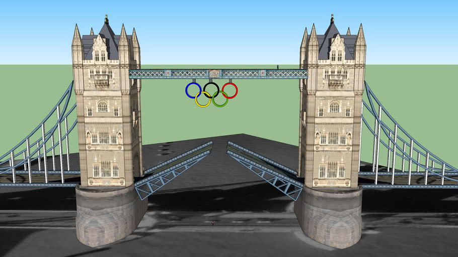 2012 olympic rings on tower bridge