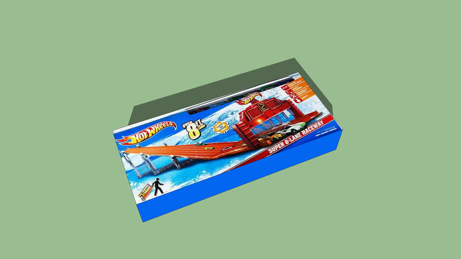 hot wheels super 6 lane raceway playset