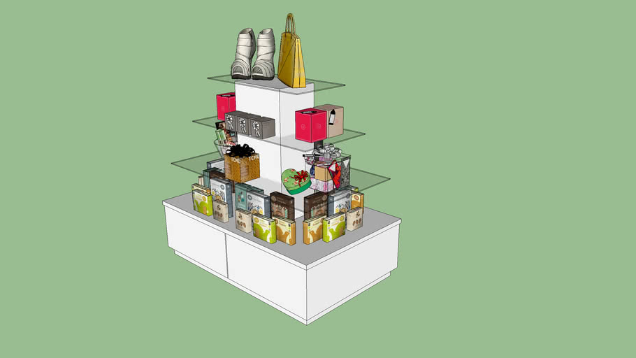 Display Rack 3D Warehouse