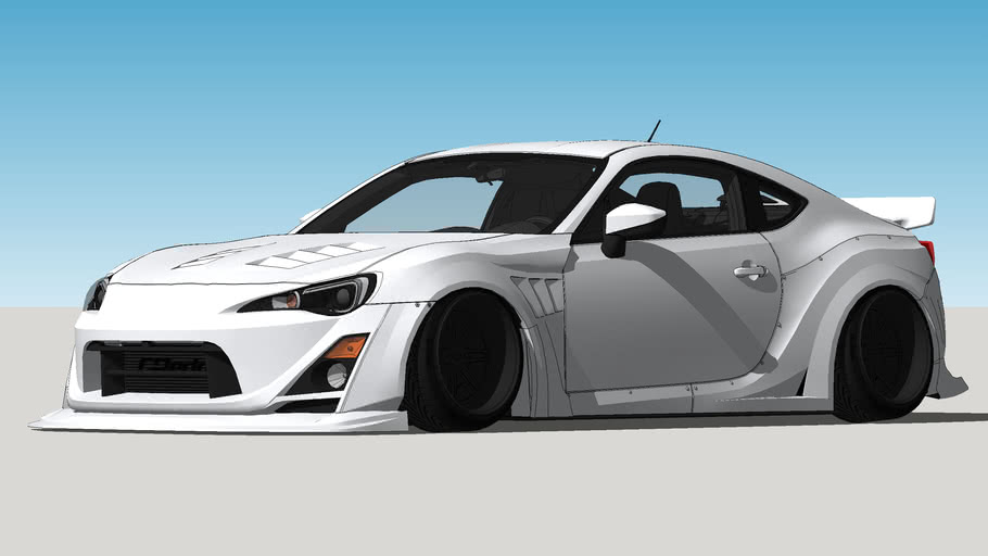 subaru brz varis body kit