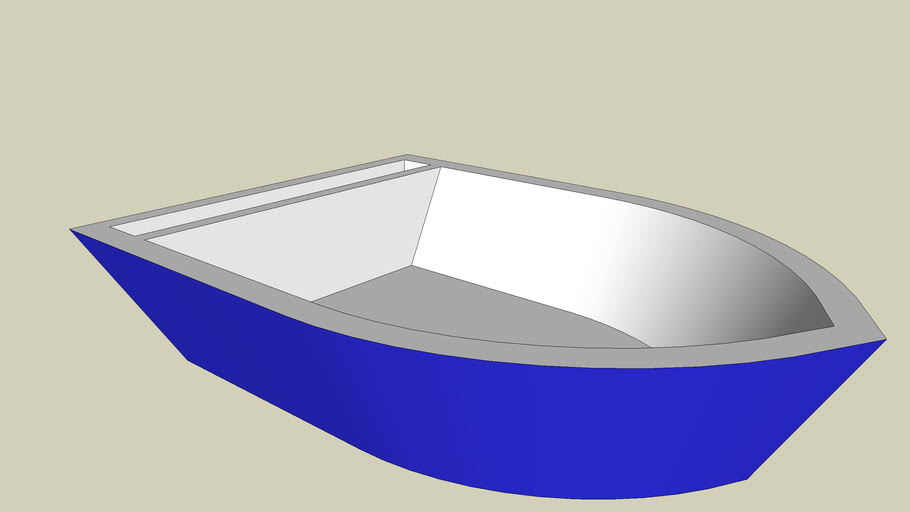 simple boat hull 3D Warehouse