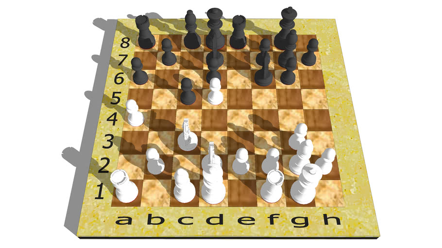 Chess - Semi-closed game opening | 3D Warehouse