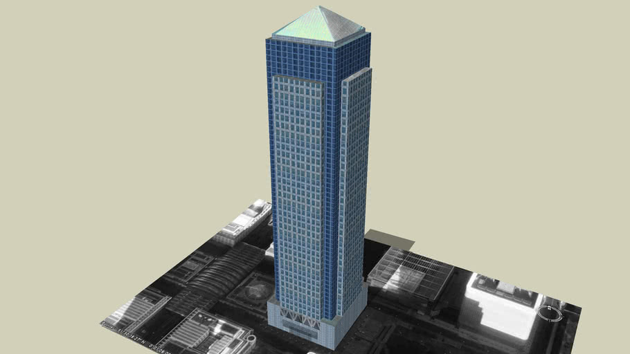 Canary Wharf Tower 3d Warehouse