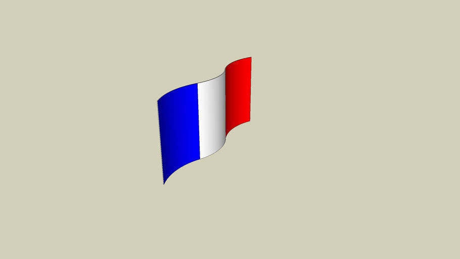 Drapeau Francais 3d Warehouse