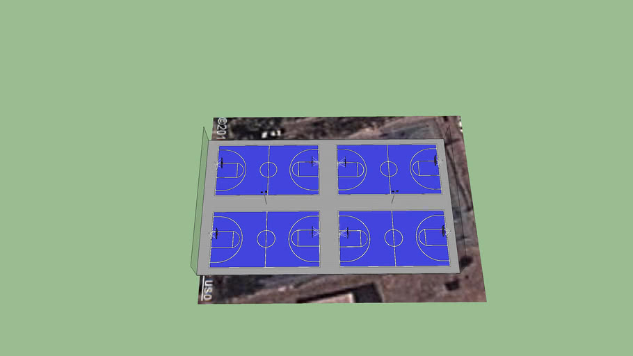 cancha de basquetball | 3D Warehouse
