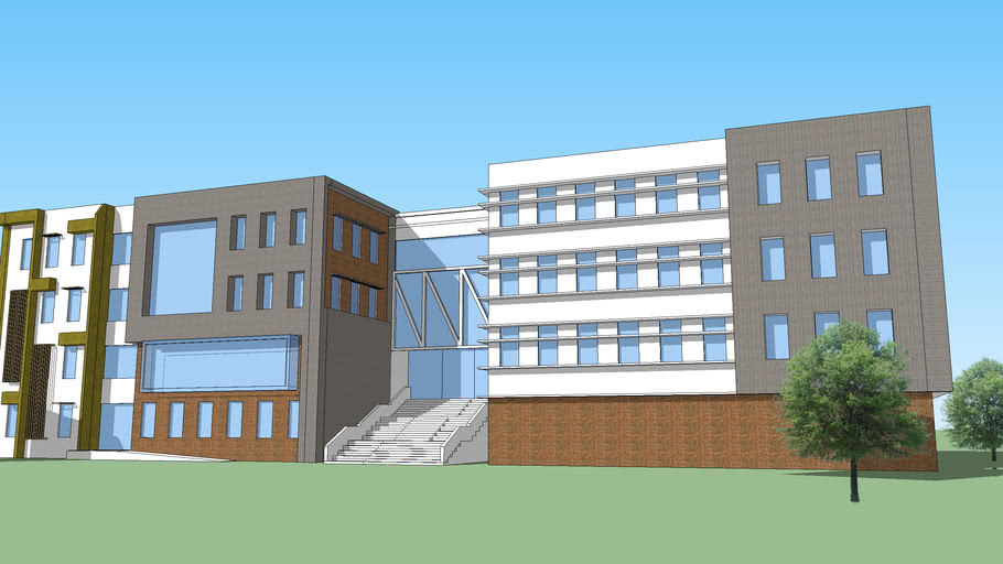 College Building 3d Warehouse