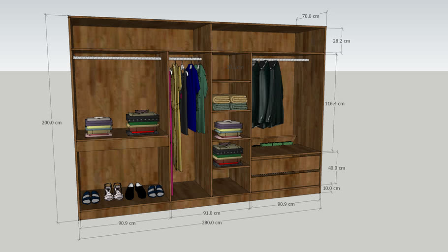 CLOTHING STAND WARDROBE 3D Warehouse