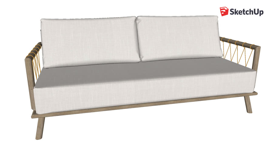 Sofá JangadaEstofados Jardim 3D Warehouse