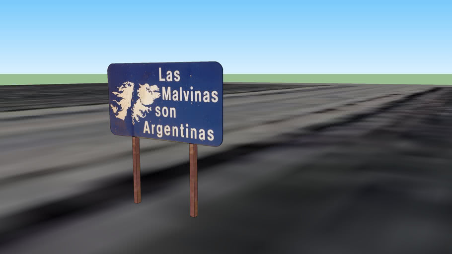 Cartel Malvinas Argentinas 3d Warehouse