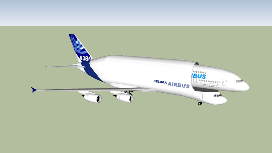 Airbus A380 800 Super Transporter 3d Warehouse