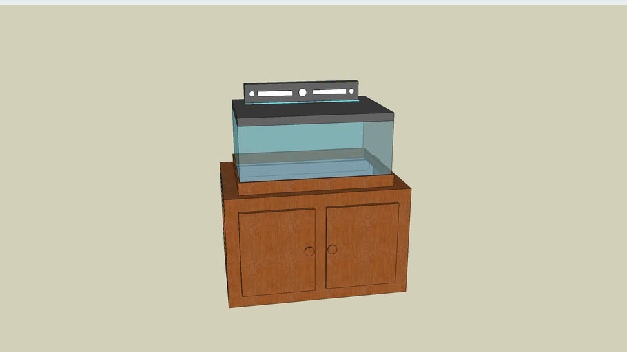 fish tank & stand 3D Warehouse