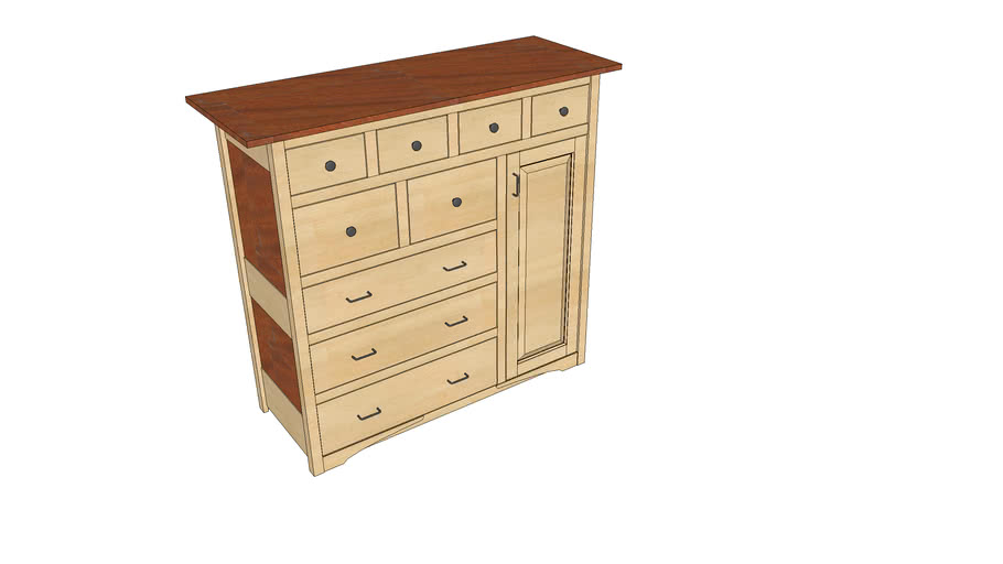 Gentleman's Dresser (2) 3D Warehouse