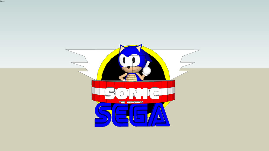 Sonic The Hedgehog 1991 Title 3d Warehouse