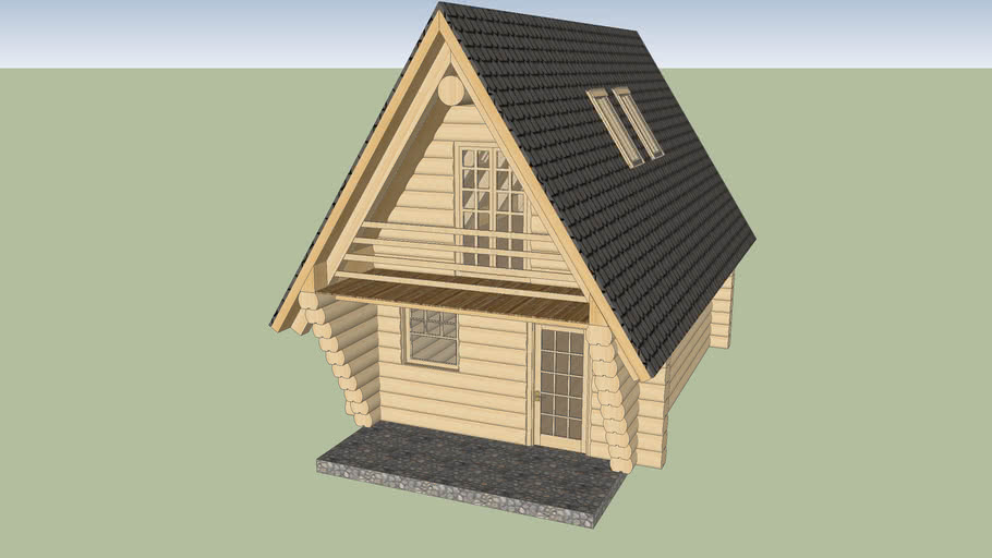 log cabin | 3D Warehouse
