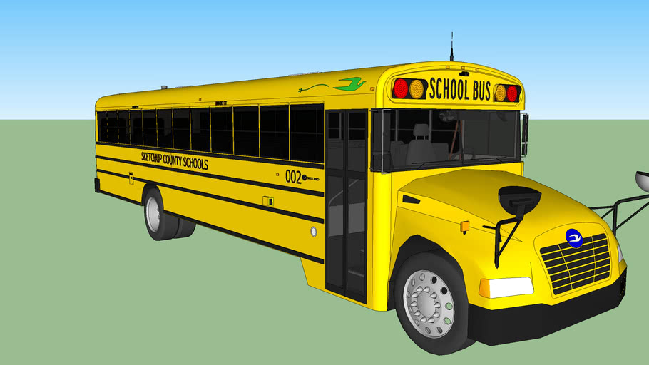 Bus 3D Model Sketchup