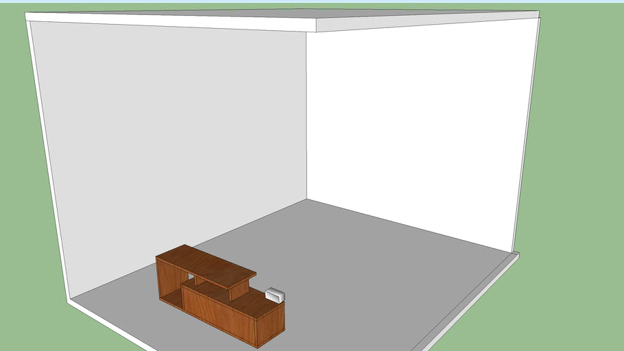 Meja Tv Minimalis 3D Warehouse