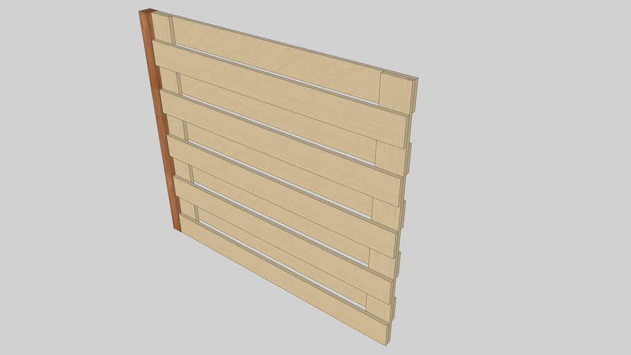 1a Wooden Fence | 3D Warehouse