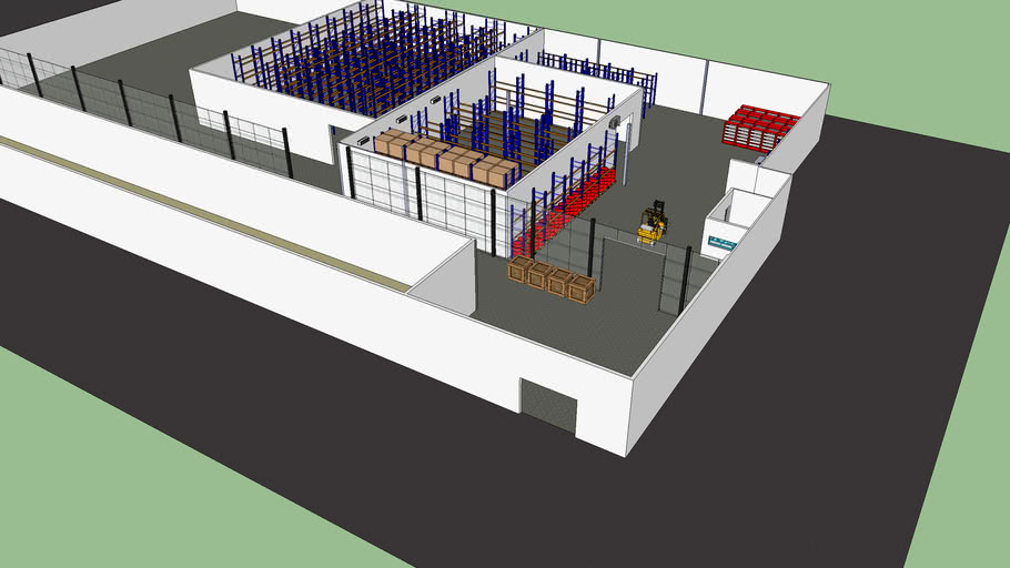 Spare Part Warehouse 3D Warehouse