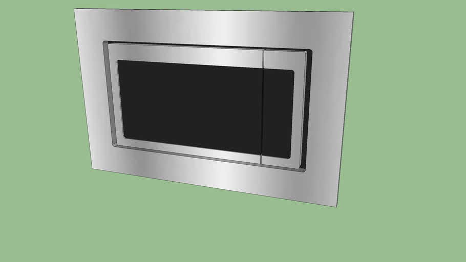 Whirlpool Microwave WMC30516HZ with 30' trim 3D Warehouse