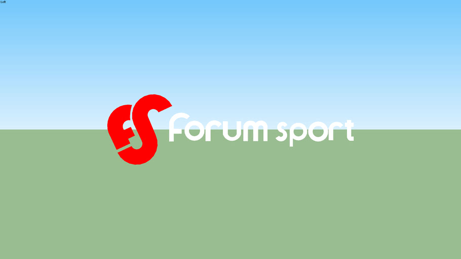 Logo Forum Sport 3D Warehouse