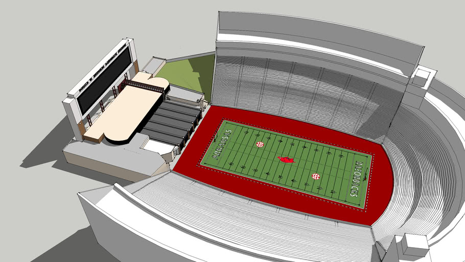 DW Reynolds Razorback Stadium | 3D Warehouse