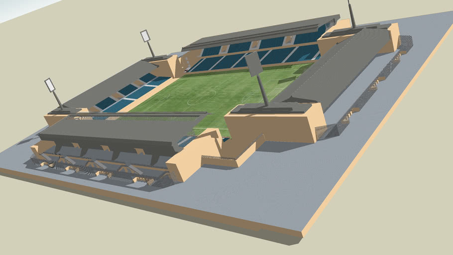 Estadio Estilo Ingles Chico 3d Warehouse