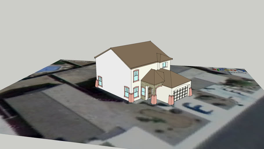 My first freestanding home 3D Warehouse