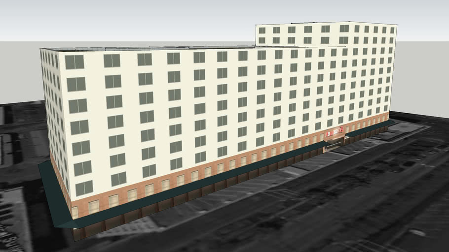 Harrah S New Orleans Parking Garage 3d Warehouse