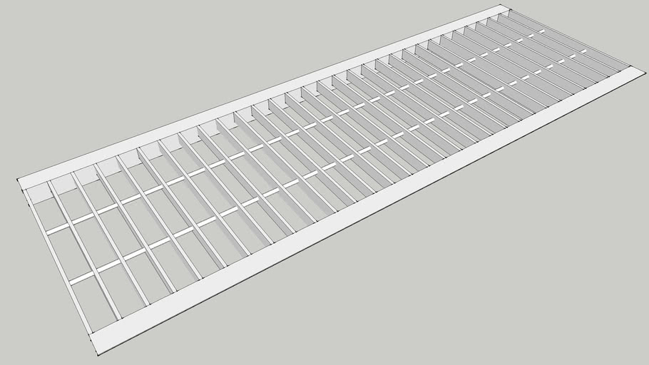 U字溝用グレーチング300ｘ1000 3d Warehouse