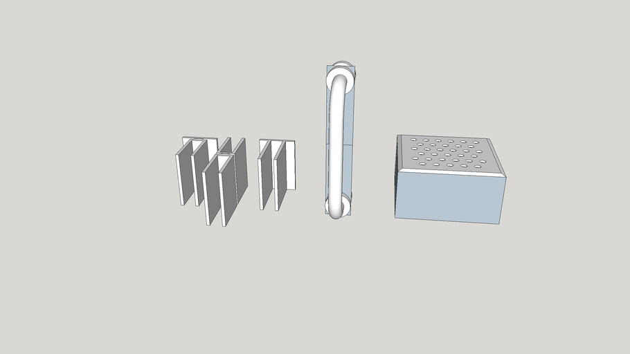 shower-hardware-set-3d-warehouse