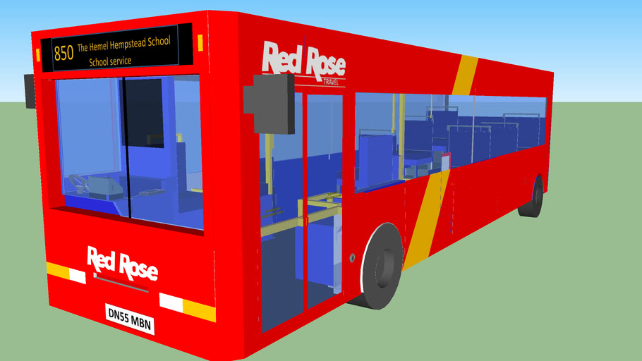 red rose bus