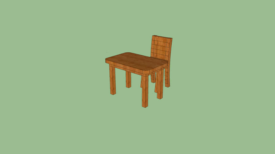  Meja  dan  Kursi  3D  Warehouse