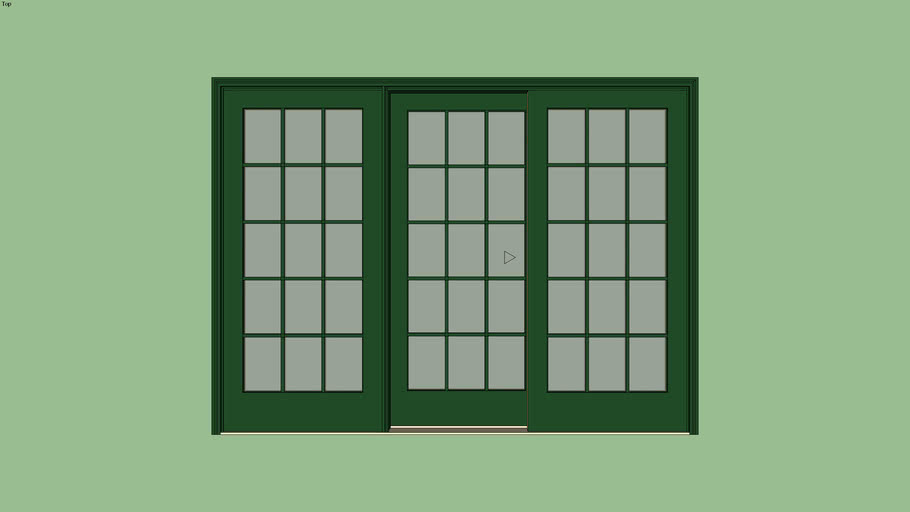 Marvin Ultimate Sliding French Door 3-Panel