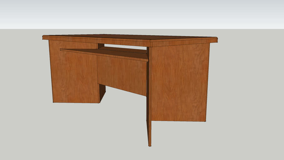 meja kayu besar