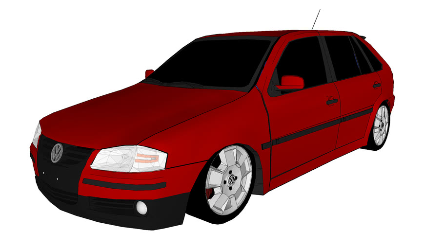 vw-gol-g4-3d-warehouse