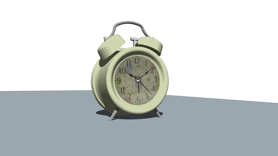 Bells alarm clock 3D Warehouse